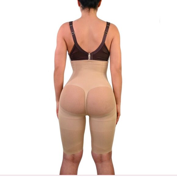 Happy Butt No. 7 Seamless Tummy Control Shapewear Bodysuit – Nude - Picture 4 of 4